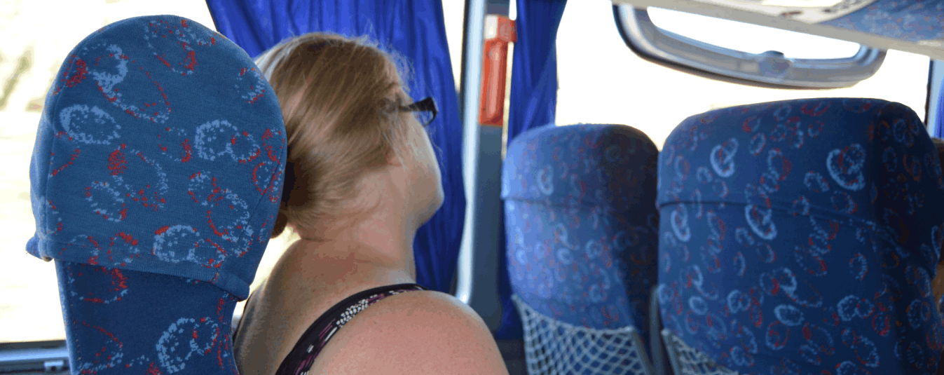 Comfortable Seat in Coach Rental Tour Bus Western Cape